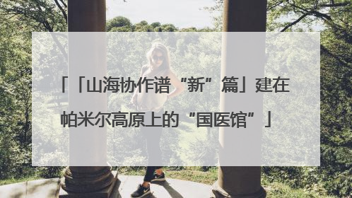 「山海协作谱“新”篇」建在帕米尔高原上的“国医馆”