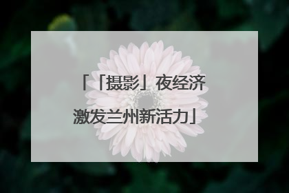 「摄影」夜经济激发兰州新活力