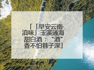 「早安云南·滇味」玉溪通海甜白酒：“酒”香不怕巷子深