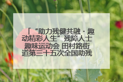 “助力残健共融・趣动精彩人生”残障人士趣味运动会 田村路街道第三十五次全国助残日主题活动圆满举办