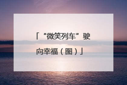 “微笑列车”驶向幸福（图）