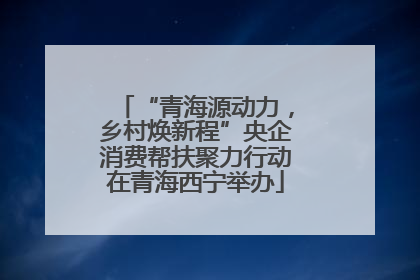 “青海源动力，乡村焕新程”央企消费帮扶聚力行动在青海西宁举办