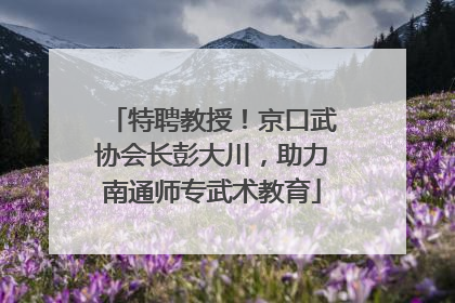 特聘教授！京口武协会长彭大川，助力南通师专武术教育