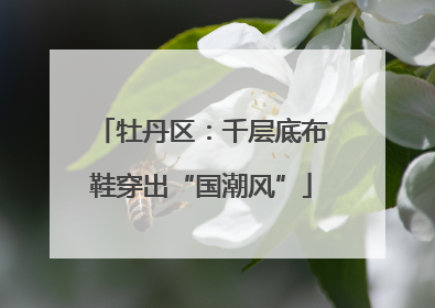 牡丹区：千层底布鞋穿出“国潮风”