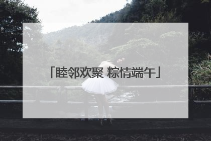 睦邻欢聚 粽情端午