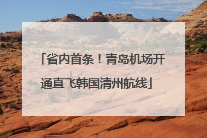 省内首条！青岛机场开通直飞韩国清州航线