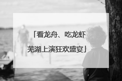看龙舟、吃龙虾 芜湖上演狂欢盛宴