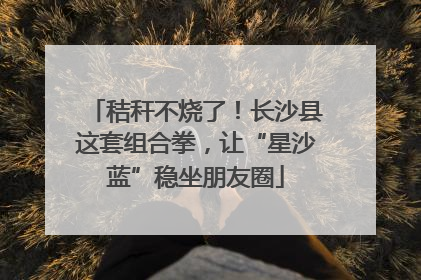 秸秆不烧了！长沙县这套组合拳，让“星沙蓝”稳坐朋友圈