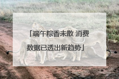 端午粽香未散 消费数据已透出新趋势