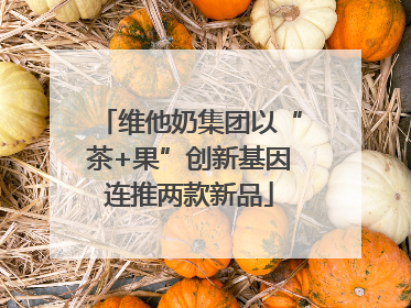维他奶集团以“茶+果”创新基因连推两款新品