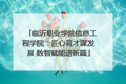 临沂职业学院信息工程学院：匠心育才谋发展 数智赋能谱新篇