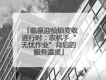 临泉迎仙镇麦收进行时：农机手“无忧作业”背后的服务温度