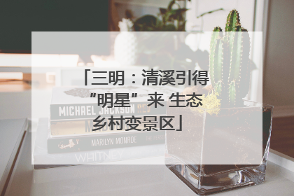 三明：清溪引得“明星”来 生态乡村变景区