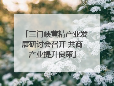 三门峡黄精产业发展研讨会召开 共商产业提升良策