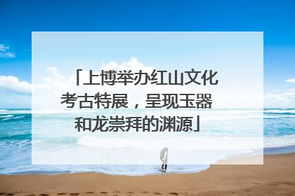 上博举办红山文化考古特展，呈现玉器和龙崇拜的渊源