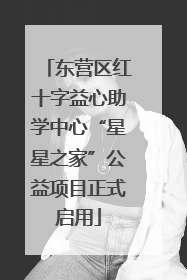 东营区红十字益心助学中心“星星之家”公益项目正式启用