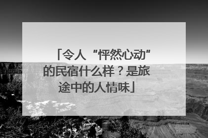 令人“怦然心动”的民宿什么样？是旅途中的人情味