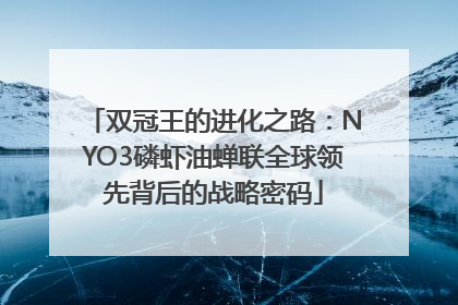 双冠王的进化之路：NYO3磷虾油蝉联全球领先背后的战略密码