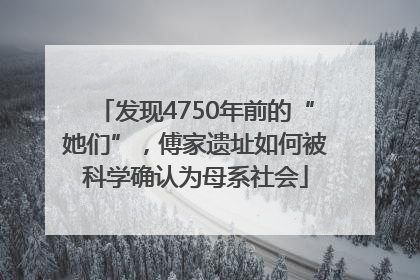 发现4750年前的“她们”，傅家遗址如何被科学确认为母系社会