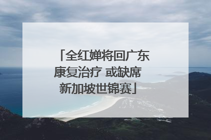 全红婵将回广东康复治疗 或缺席新加坡世锦赛
