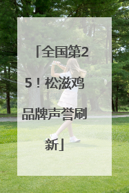 全国第25！松滋鸡品牌声誉刷新