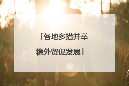 各地多措并举稳外贸促发展