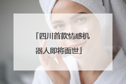 四川首款情感机器人即将面世