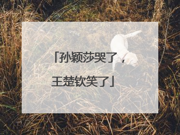 孙颖莎哭了，王楚钦笑了