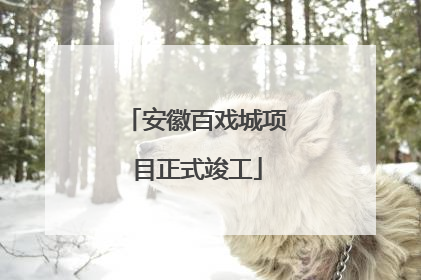 安徽百戏城项目正式竣工