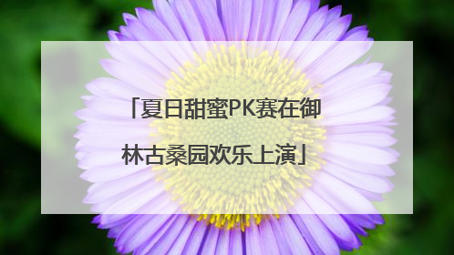 夏日甜蜜PK赛在御林古桑园欢乐上演