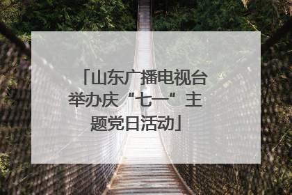 山东广播电视台举办庆“七一”主题党日活动