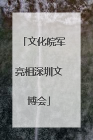 文化皖军亮相深圳文博会