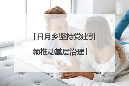日月乡坚持党建引领推动基层治理