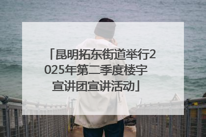 昆明拓东街道举行2025年第二季度楼宇宣讲团宣讲活动