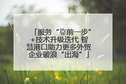 服务“靠前一步”+技术升级迭代 智慧港口助力更多外贸企业破浪“出海”