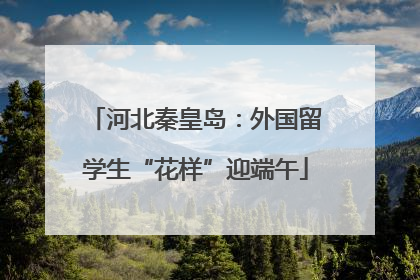 河北秦皇岛：外国留学生“花样”迎端午