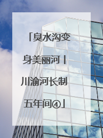 臭水沟变身美丽河丨川渝河长制五年间④