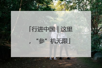 行进中国｜这里，“参”机无限
