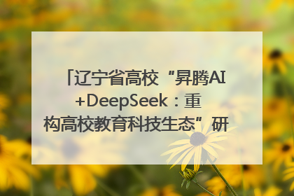 辽宁省高校“昇腾AI+DeepSeek：重构高校教育科技生态”研讨会在沈阳成功举办