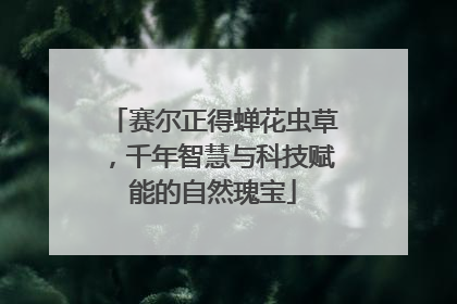 赛尔正得蝉花虫草，千年智慧与科技赋能的自然瑰宝