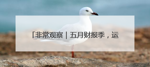 非常观察｜五月财报季，运动品牌谁在领跑谁在掉队