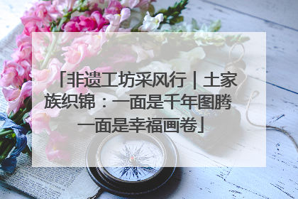 非遗工坊采风行｜土家族织锦：一面是千年图腾 一面是幸福画卷
