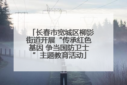 长春市宽城区柳影街道开展“传承红色基因 争当国防卫士”主题教育活动