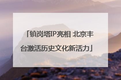 镇岗塔IP亮相 北京丰台激活历史文化新活力