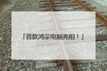 首款鸿蒙电脑亮相！