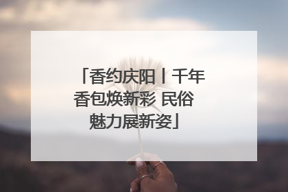 香约庆阳丨千年香包焕新彩 民俗魅力展新姿