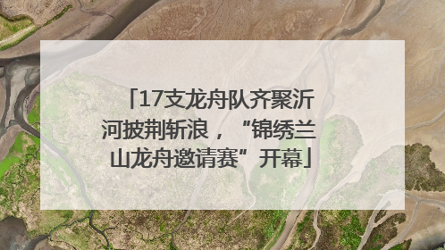 17支龙舟队齐聚沂河披荆斩浪，“锦绣兰山龙舟邀请赛”开幕