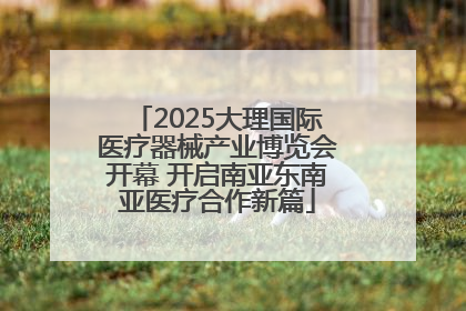 2025大理国际医疗器械产业博览会开幕 开启南亚东南亚医疗合作新篇
